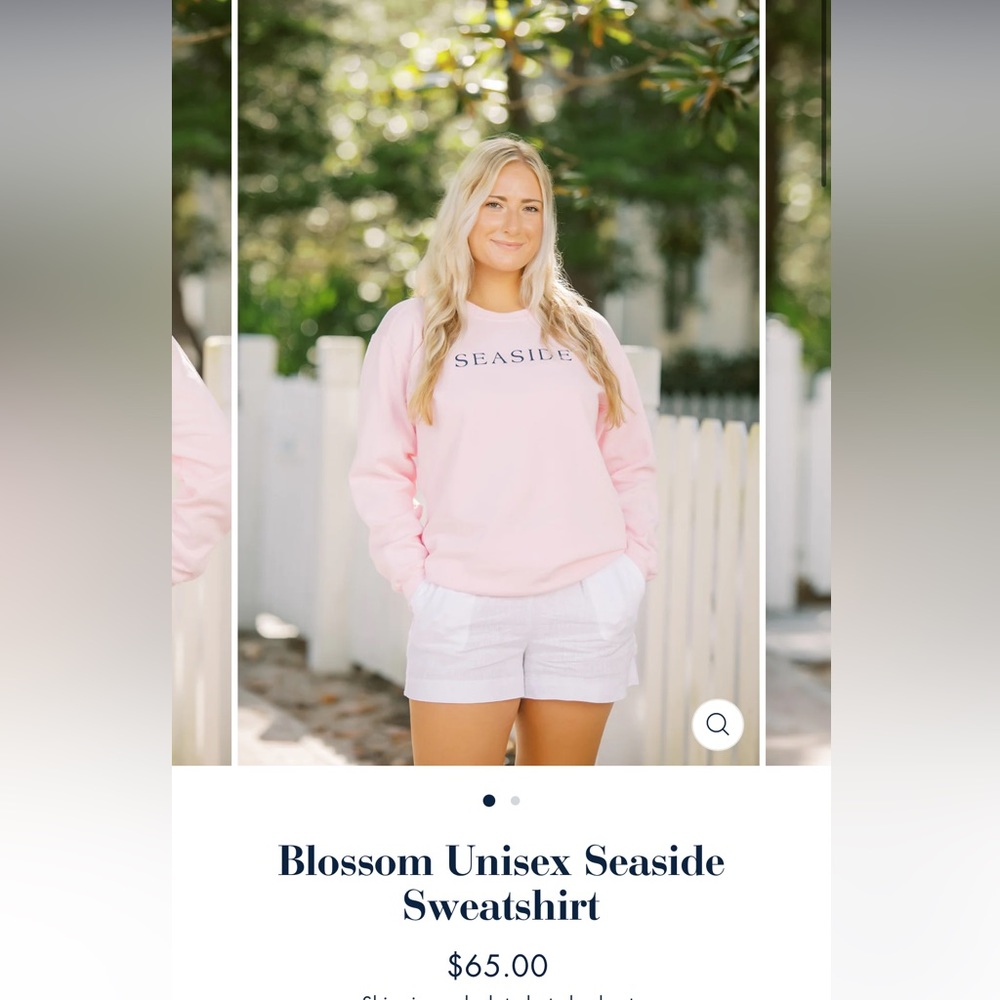 seaside sweatshirt
